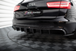 Maxton rear diffuser for Audi A6 Sedan / Avant C7 (Single side dual exhaust version)