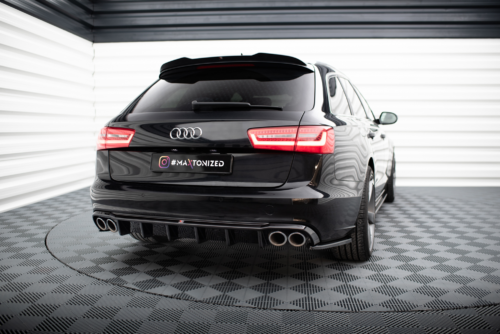 Maxton rear diffuser for Audi A6 Sedan / Avant C7 (Version with dual exhausts on both sides)
