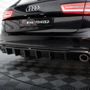 Maxton stražnji difuzor za Audi A6 Sedan / Avant C7 (Version with single exhausts on both sides)