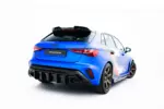 Maxton rear diffuser for Audi RS3 8Y Sportback 8Y Facelift (Version with original reflector)