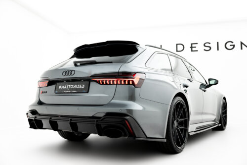 Maxton rear diffuser for Audi RS6 C8 / C8 Facelift (Version with towbar)