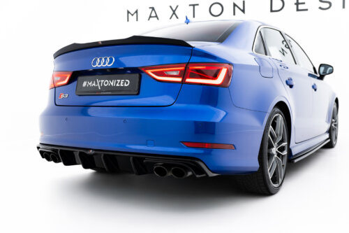 Maxton rear diffuser for Audi S3 Sedan 8V