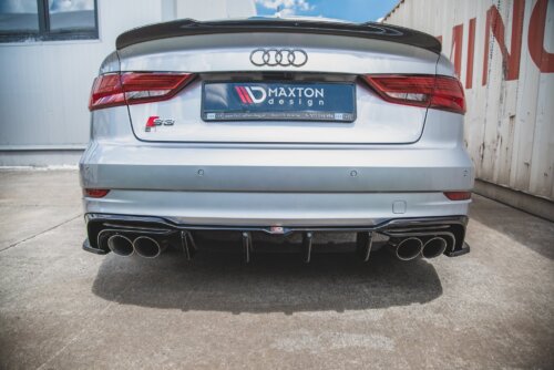 Maxton rear diffuser for Audi S3 Sedan 8V Facelift