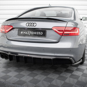 Maxton stražnji difuzor za Audi S5 / A5 S-Line 8T Facelift (Single side dual exhaust version)
