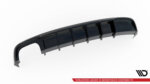 Maxton rear diffuser for Audi S5 / A5 S-Line 8T Facelift (Single side dual exhaust version)