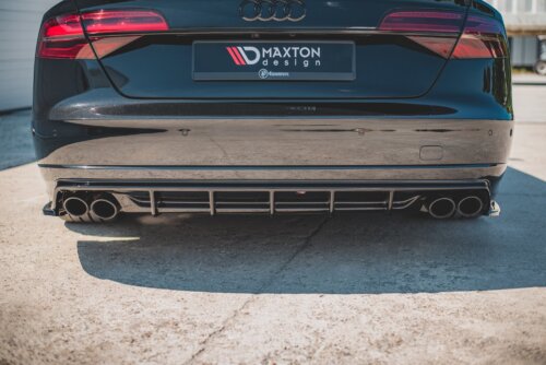 Maxton rear diffuser for Audi S8 D4 Facelift