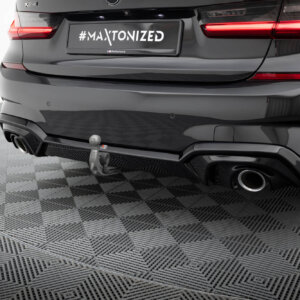 Maxton rear diffuser for BMW 3 M-Pack G20 / G21 (Fits car with towbar)