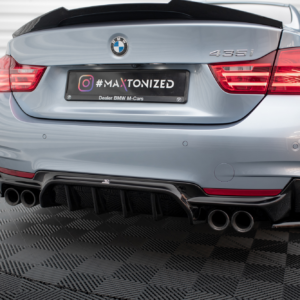 Maxton stražnji difuzor za BMW 4 Coupe / Gran Coupe / Cabrio M-Pack F32 / F36 / F33 (Version with dual exhausts on both sides)