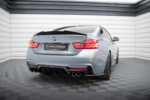 Maxton rear diffuser for BMW 4 Coupe / Gran Coupe / Cabrio M-Pack F32 / F36 / F33 (Version with dual exhausts on both sides)