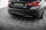 Maxton stražnji difuzor za BMW 4 Coupe / Gran Coupe / Cabrio M-Pack F32 / F36 / F33 (Version with exhaust on one side)