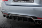 Maxton rear diffuser for BMW 4 Coupe / Gran Coupe / Cabrio M-Pack F32 / F36 / F33 (Version with single exhausts on both sides)