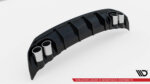 Maxton rear diffuser + exhaust tip imitation for Audi A3 S-Line Sedan 8Y