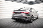 Maxton rear diffuser + exhaust tip imitation for Audi A3 S-Line Sedan 8Y