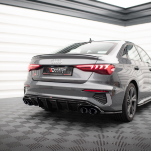 Maxton stražnji difuzor + imitacija ispušnih završetaka za Audi A3 S-Line Sedan 8Y