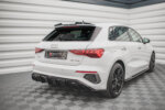 Maxton rear diffuser + exhaust tip imitation for Audi A3 S-Line Sportback 8Y