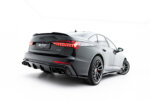 Maxton rear diffuser + exhaust tip imitation for Audi A6 S-Line / S6 C8 / C8 Facelift