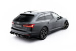 Maxton rear diffuser + exhaust tip imitation for Audi A6 Sedan / Avant C8 / C8 Facelift