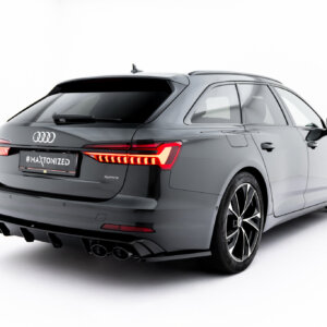 Maxton stražnji difuzor + imitacija ispušnih završetaka za Audi A6 Sedan / Avant C8 / C8 Facelift