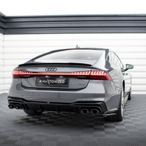Maxton stražnji difuzor + imitacija ispušnih završetaka za Audi A7 S-Line C8 / S7 C8 / C8 Facelift / S7 Facelift