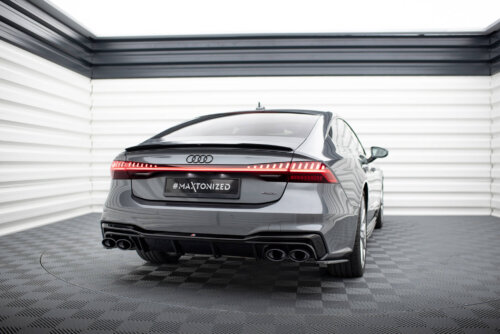 Maxton rear diffuser + exhaust tip imitation for Audi A7 S-Line C8 / S7 C8 / C8 Facelift / S7 Facelift