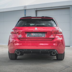 Maxton stražnji difuzor + imitacija ispušnih završetaka za Peugeot 308 GT Mk2 Facelift