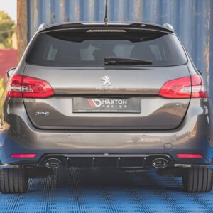 Maxton stražnji difuzor + imitacija ispušnih završetaka za Peugeot 308 SW Mk2