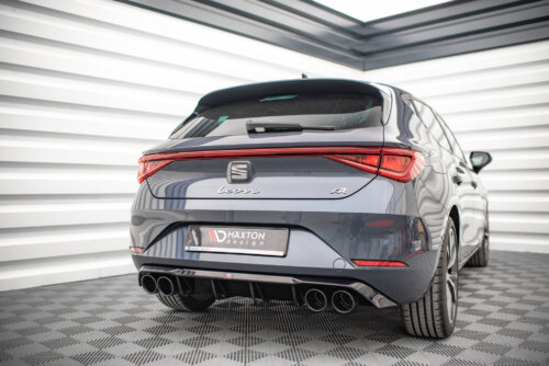 Maxton rear diffuser + exhaust tip imitation for Seat Leon FR Hatchback Mk4