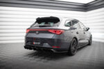 Maxton rear diffuser + exhaust tip imitation for Seat Leon ST FR Mk4