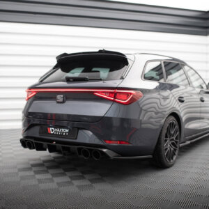 Maxton rear diffuser + exhaust tip imitation for Seat Leon ST FR Mk4