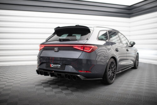 Maxton rear diffuser + exhaust tip imitation for Seat Leon ST FR Mk4