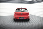 Maxton rear diffuser + exhaust tip imitation for Volkswagen Golf GTE / R-Line Mk8 / Mk8 Facelift
