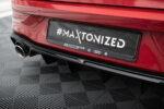 Maxton rear diffuser + exhaust tip imitation for Volkswagen Golf GTE / R-Line Mk8 / Mk8 Facelift