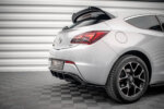 Maxton rear diffuser for Opel Astra GTC OPC-Line J (Version with single exhaust on one side)
