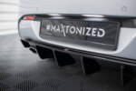 Maxton rear diffuser for Opel Astra GTC OPC-Line J (Version with single exhausts on both sides)