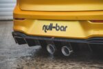 Maxton Rear Valance (R32 LOOK) with Exhaust Volkswagen Golf Hatchback Mk8 / Mk8 Facelift