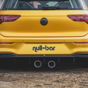 Maxton stražnji difuzor (R32 LOOK) s ispuhom za Volkswagen Golf Hatchback Mk8 / Mk8 Facelift