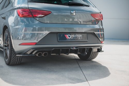 Maxton rear diffuser for SEAT Leon FR Hatchback Mk3 Facelift