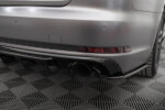 Maxton rear diffuser V.1 for Audi A4 S-line B9 (Version with single exhaust tips on both sides)