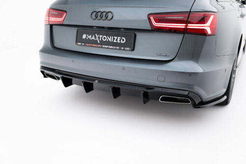 Maxton rear diffuser V.2 for Audi A6 / A6 C7 S-line/ S6 C7 Facelift