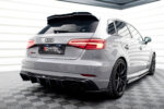 Maxton rear diffuser V.2 for Audi RS3 8V Sportback Facelift