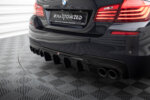 Maxton rear diffuser V.2 for BMW 5 M-Pack F10 / F11 (Version with two double exhausts)