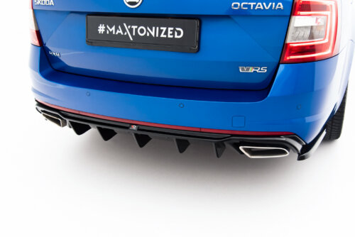 Maxton rear diffuser V.2 for Skoda Octavia RS Mk3 / Mk3 FL Hatchback / Estate