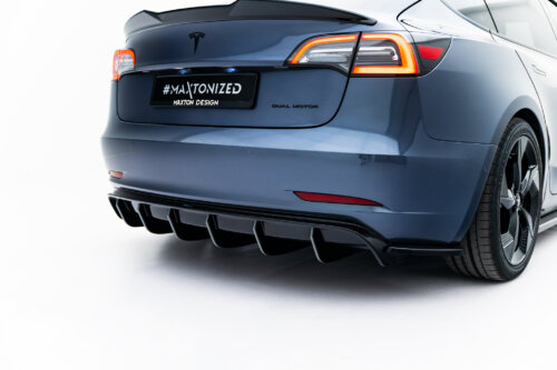 Maxton rear diffuser V.2 for Tesla Model 3