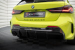 Maxton rear diffuser V.3 for BMW 1 M-Pack / 128ti F40 (Version with single exhaust tips on one side)