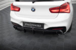 Maxton rear diffuser V.3 for BMW 1 M-Pack F20 Facelift (Single side dual exhaust version)