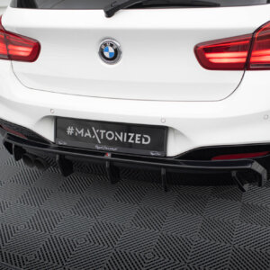 Maxton stražnji difuzor V.3 za BMW 1 M-Pack F20 Facelift (Single side dual exhaust version)