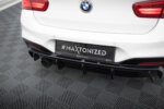 Maxton rear diffuser V.3 for BMW 1 M-Pack F20 Facelift (Version with single exhaust on one side)