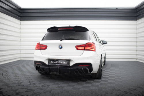 Maxton rear diffuser V.3 for BMW 1 M-Pack / M140i F20 Facelift (Version with dual exhausts on both sides)