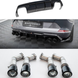 Maxton stražnji difuzor V.3 + Exhaust Tips za Cupra Formentor VZ Mk1 / Mk1 Facelift