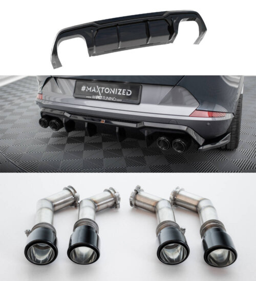 Maxton Rear Valance V.3 + Exhaust Tips Cupra Formentor VZ Mk1 / Mk1 Facelift